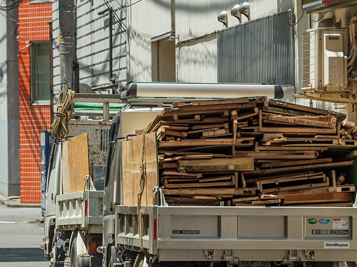 解体現場等で出るゴミ